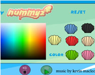 Summer Mermaid coloring H2o játékok ingyen